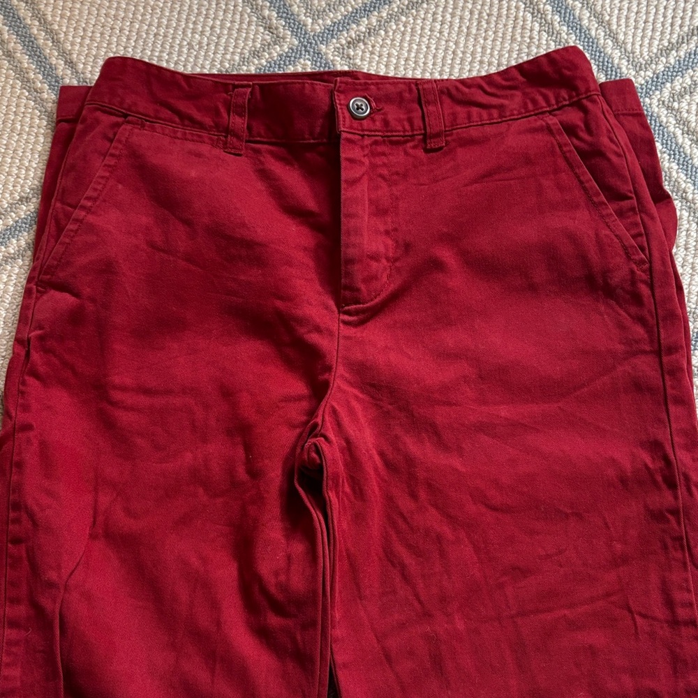 EUC Polo by Ralph Lauren Deep Red Chinos Sz 14